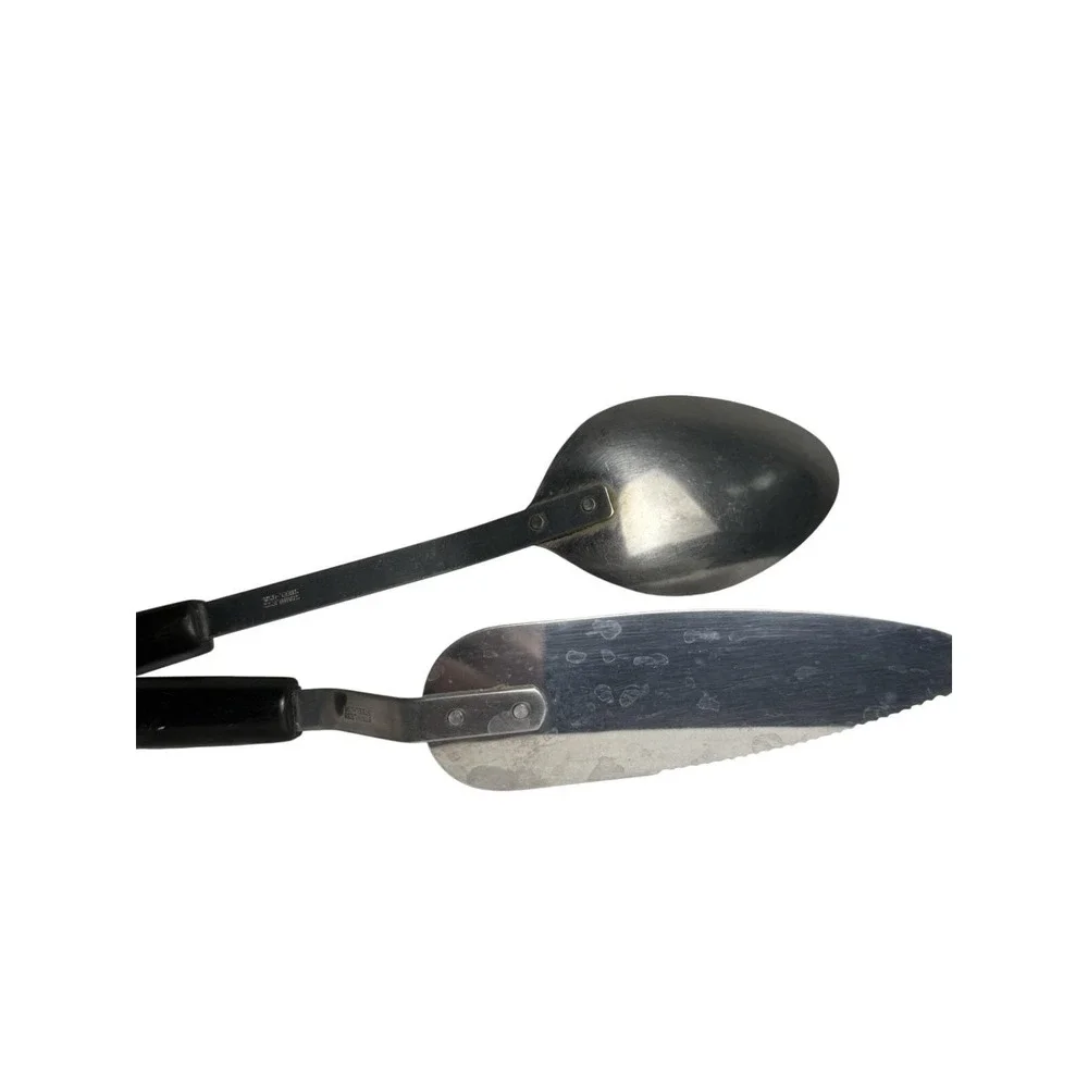2 - Vintage‎ Spice Of Life Corning Serving Spoon Cake Knife/Server Stainless USA